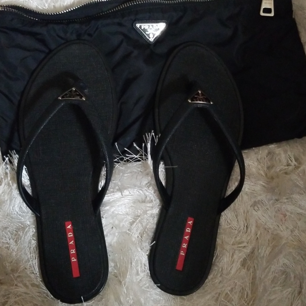 Prada flip flop